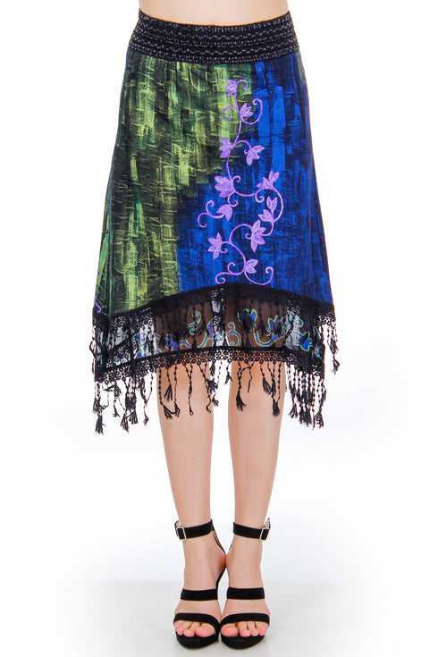 Fusta jerse pictata  Liza Panait Liza Panait Online Boutique